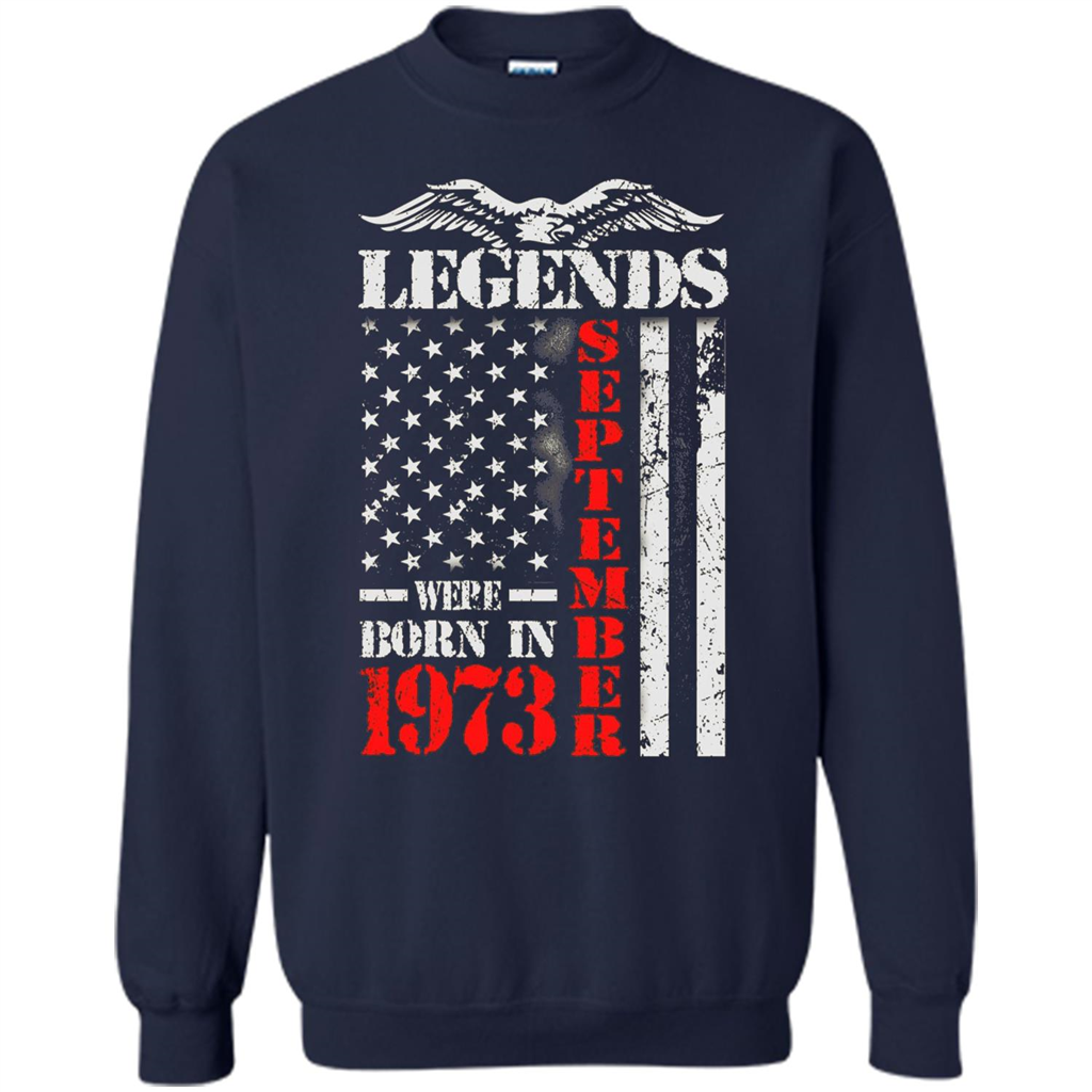 Legends Were Born In September 1973 T-shirt Navy