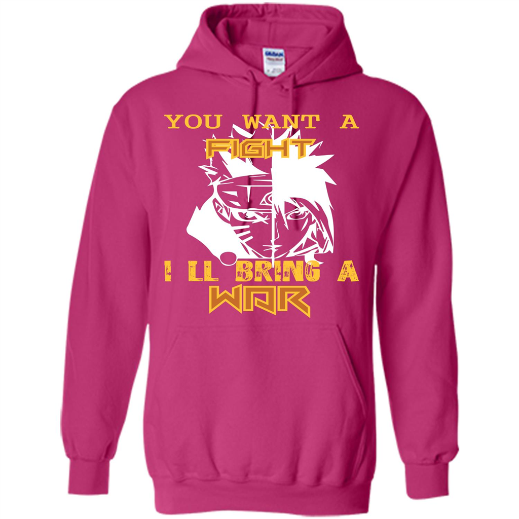 Movie T-shirt You Want A Fight I_Ñéll Bring A War Heliconia