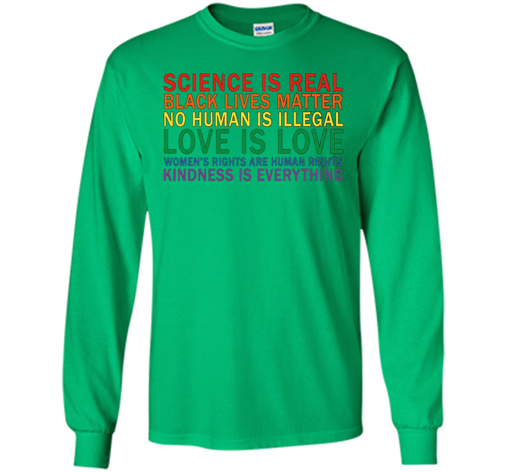 Love Is Kindness T-Shirt Black Lives LGBT Equality Feminist t-shirt Irish Green