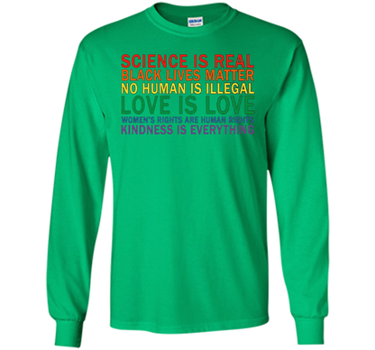 Love Is Kindness T-Shirt Black Lives LGBT Equality Feminist t-shirt Irish Green