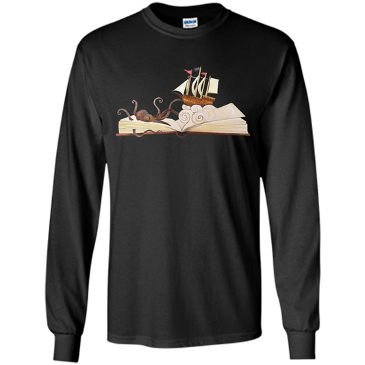 Book Reader T-shirt Love To Read Book Black