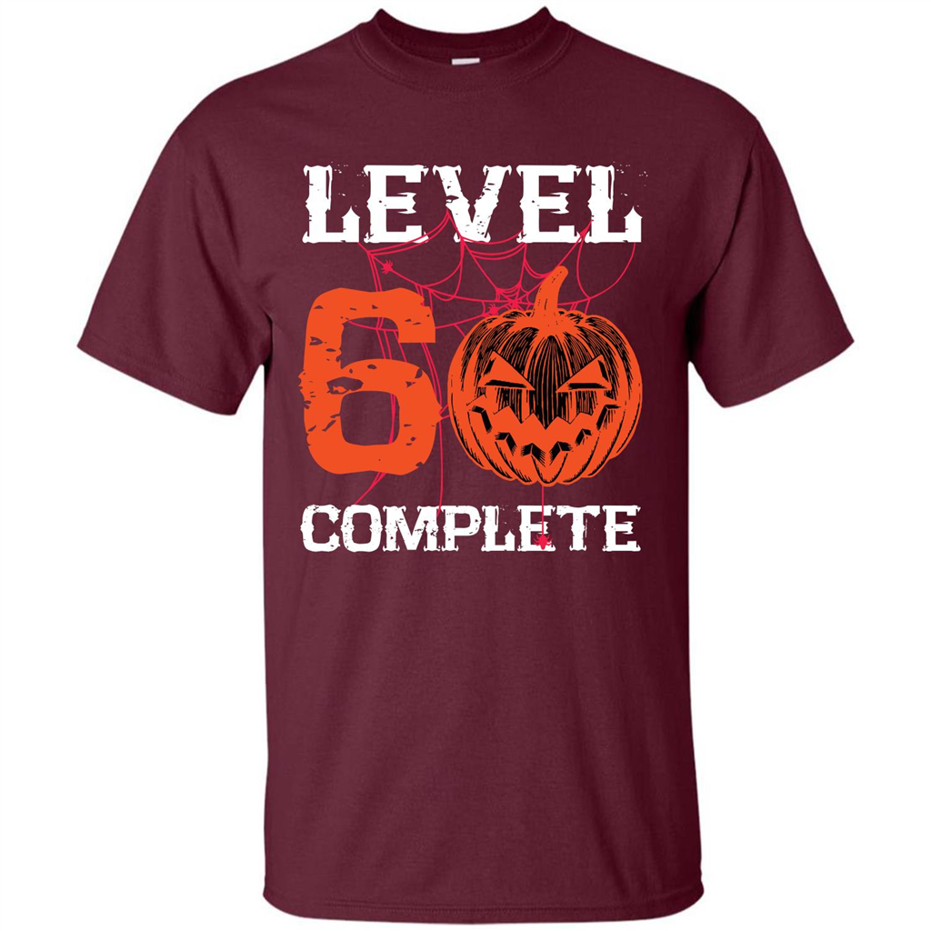 Halloween T-shirt Level 60 Complete Maroon