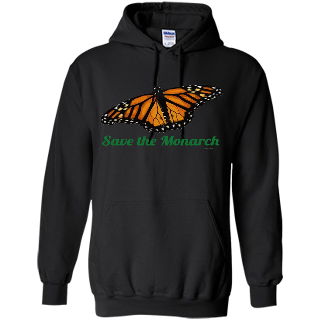 Save the Monarch Butterfly T-shirt Black