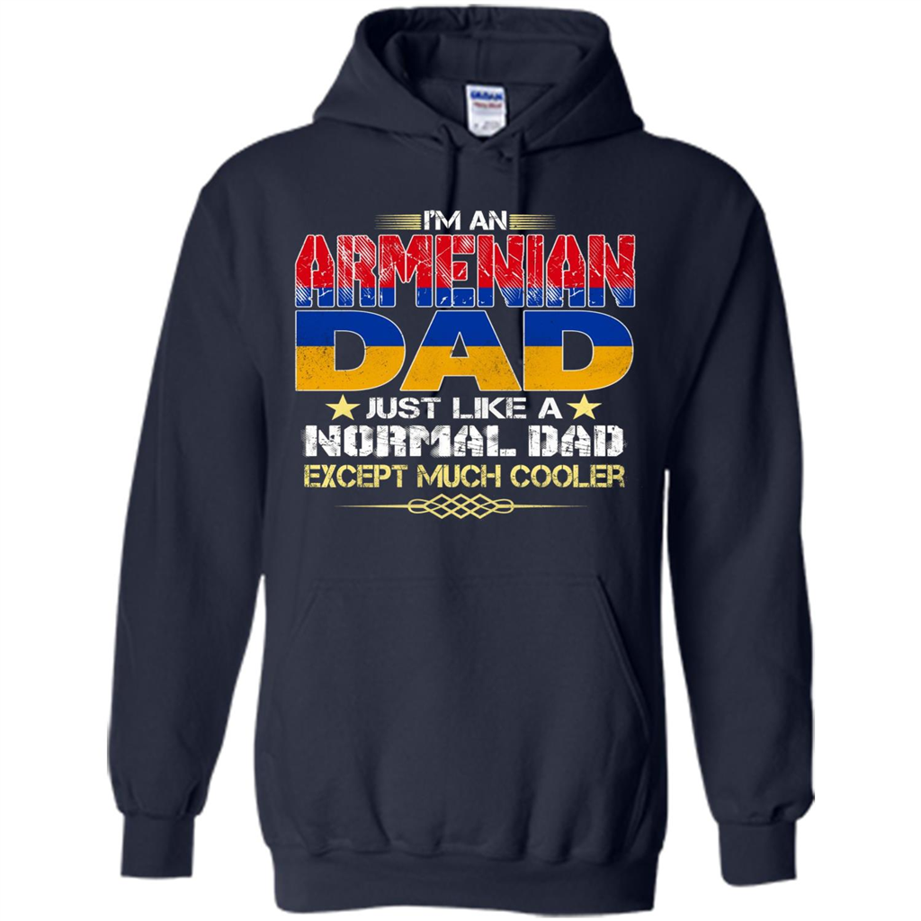 Fathers Day T-shirt I Am An Armenian Dad Navy