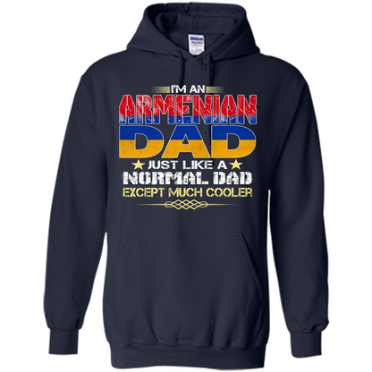 Fathers Day T-shirt I Am An Armenian Dad Navy
