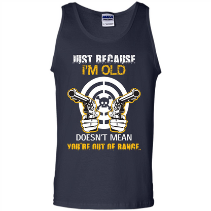 Old Man T-shirt Just Because I’m Old Doesn’t Mean T-shirt Navy