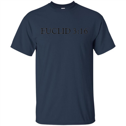 Euclid 3:16 T-shirt Navy