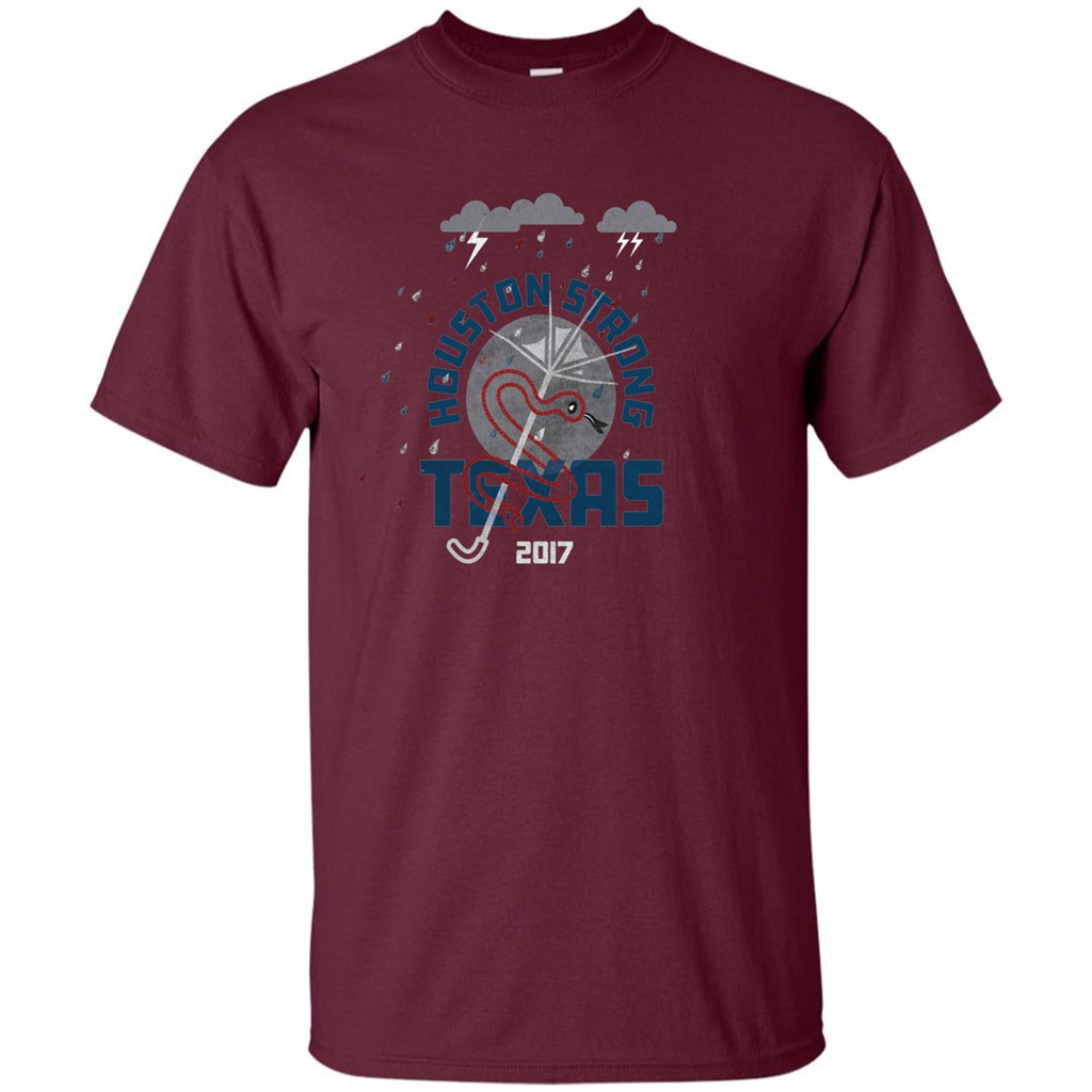 Harvey Houston Strong Texas 2017 T-shirt Maroon