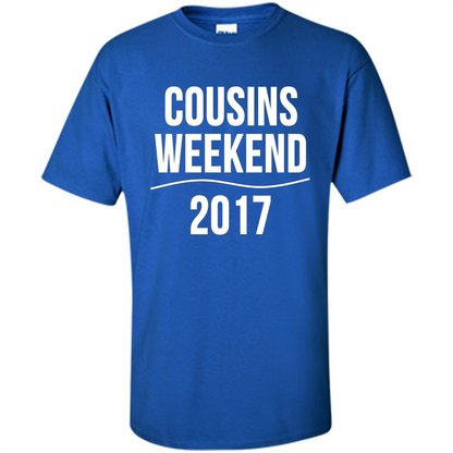 Family T-shirt Cousins Weekend 2017 Royal