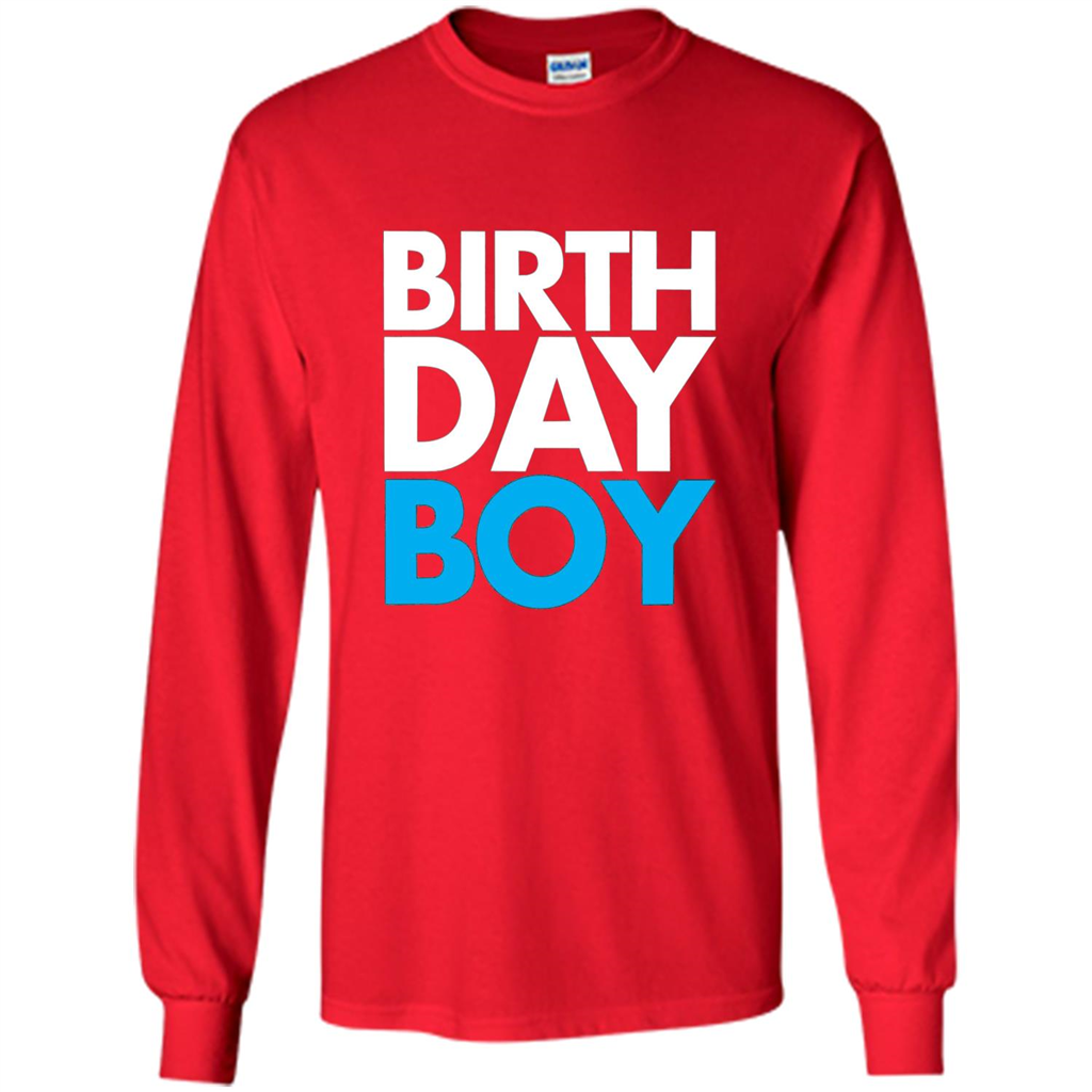 Birth Day Boy T-shirt Red