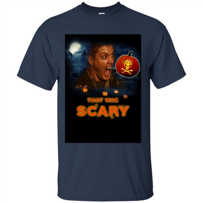 Halloween T-shirt That Was Scary T-shirt Navy