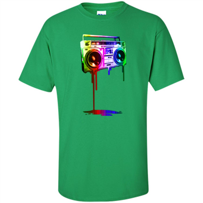 Melting Boombox Digital Rainbow Look Irish Green