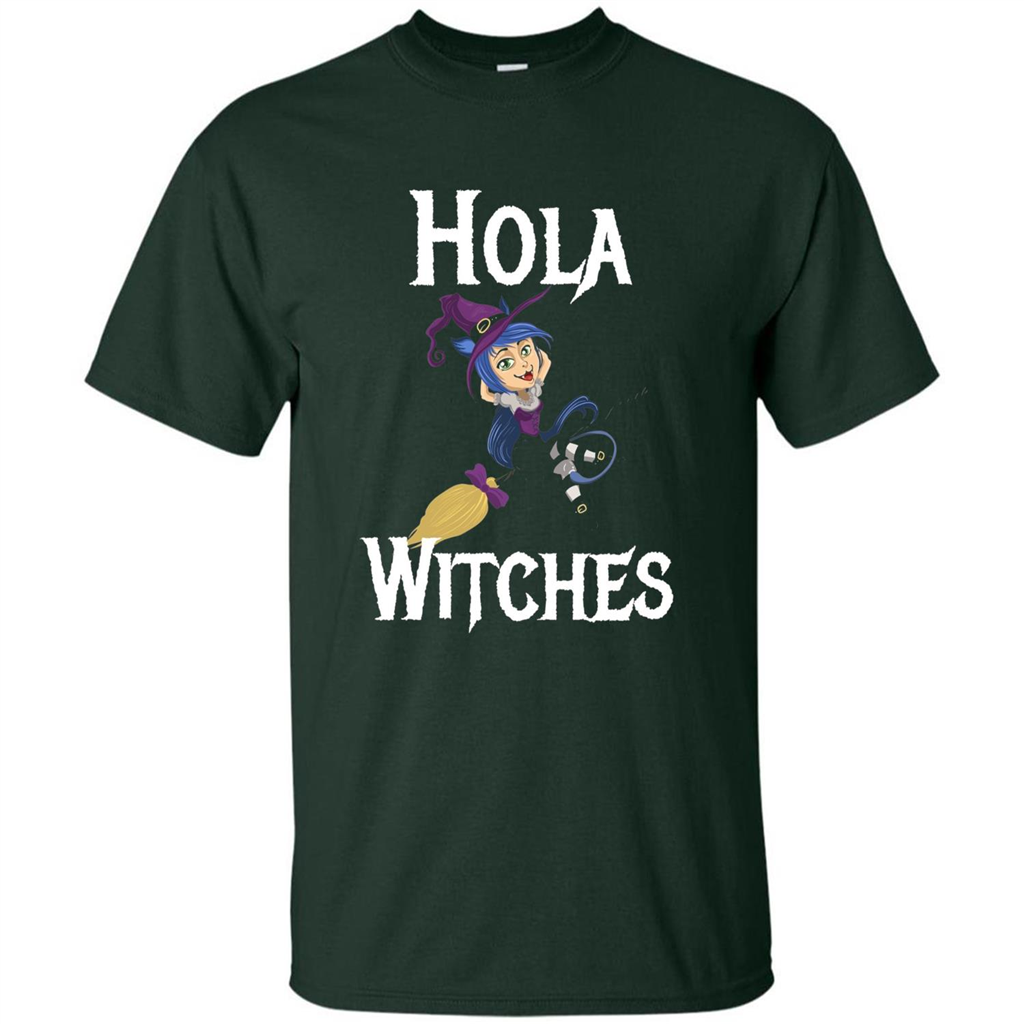 Hola Witches Halloween T-shirt Cute and Funny Witch