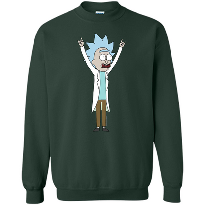 Movie Lover. Tiny Rick T-shirt Forest Green