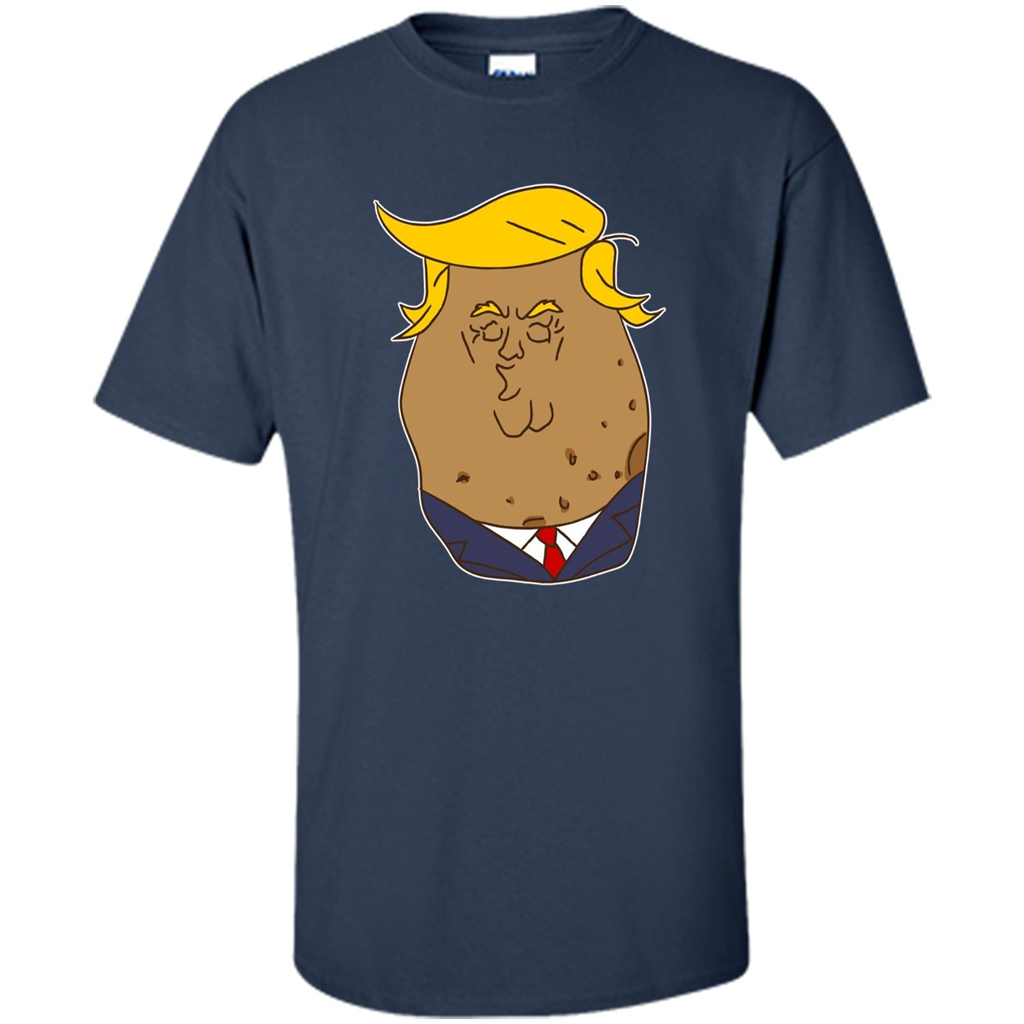 Trumptato Potato Cute Potatoes T-Shirt Navy