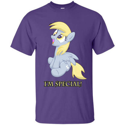 Cartoon Character T-shirt I'm special Purple