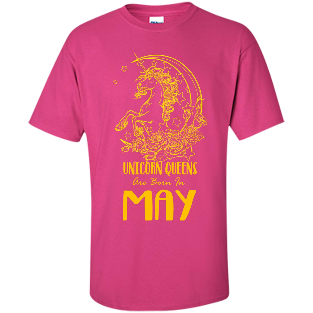 May Unicorn T-shirt Unicorn Queens Are Born In May Heliconia