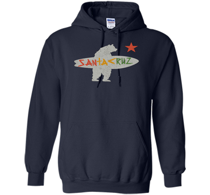 Santa Cruz Surf Bear Rockport Texas T-shirt Navy