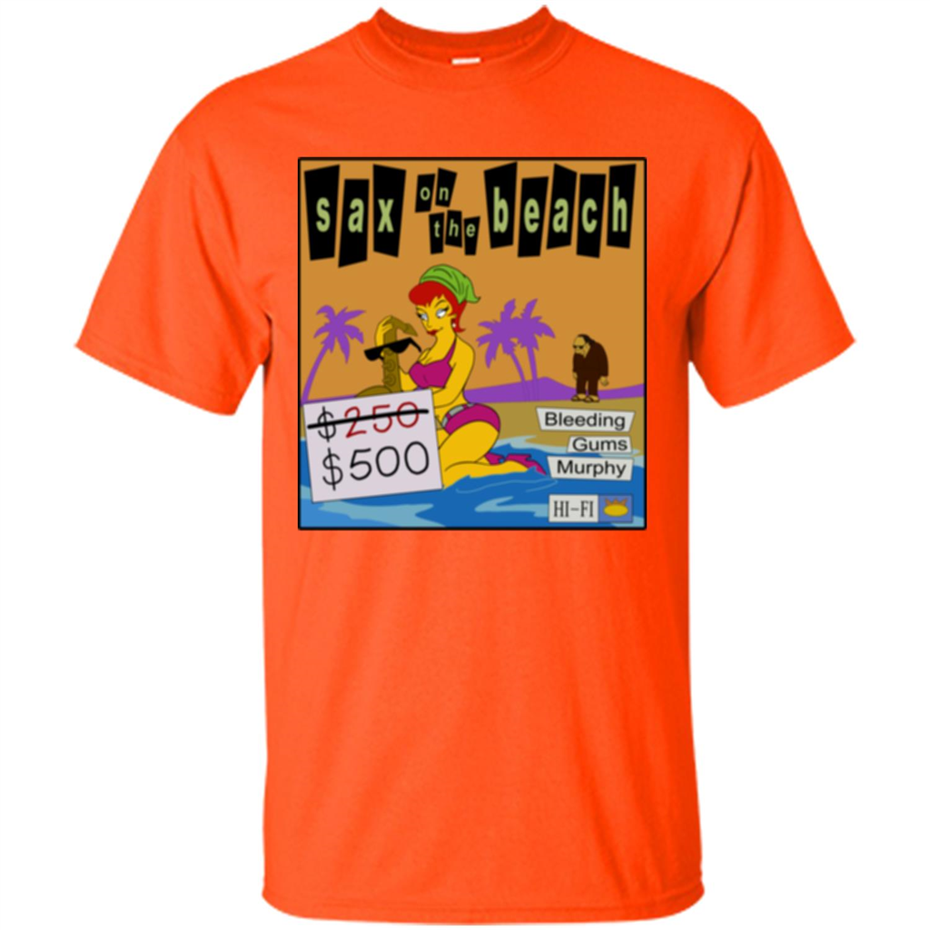 Sax on the Beach Discount Edition T-shirt Orange