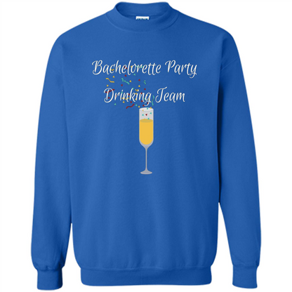 Bachelorette Party Drinking Team Bridal Wedding T-Shirt Royal
