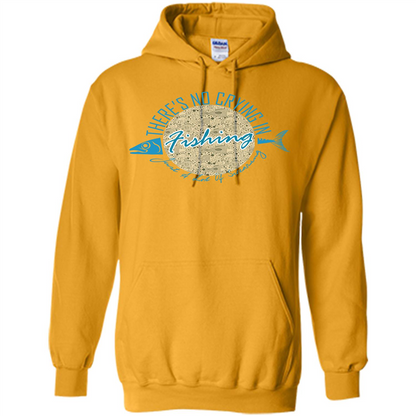 Fishing T-shirt No Crying Fishing Gold