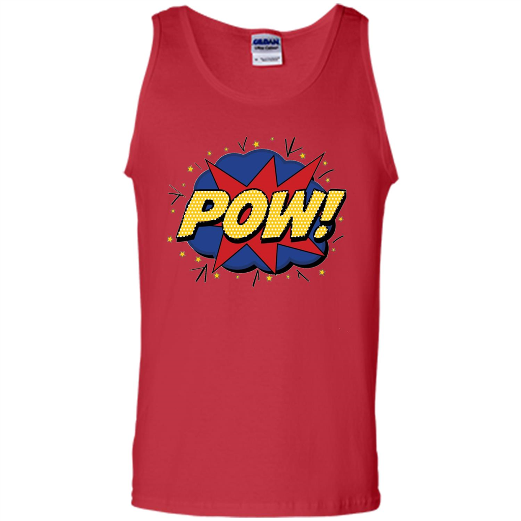 POW Comic Book Bubble T-shirt Red