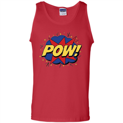 POW Comic Book Bubble T-shirt Red