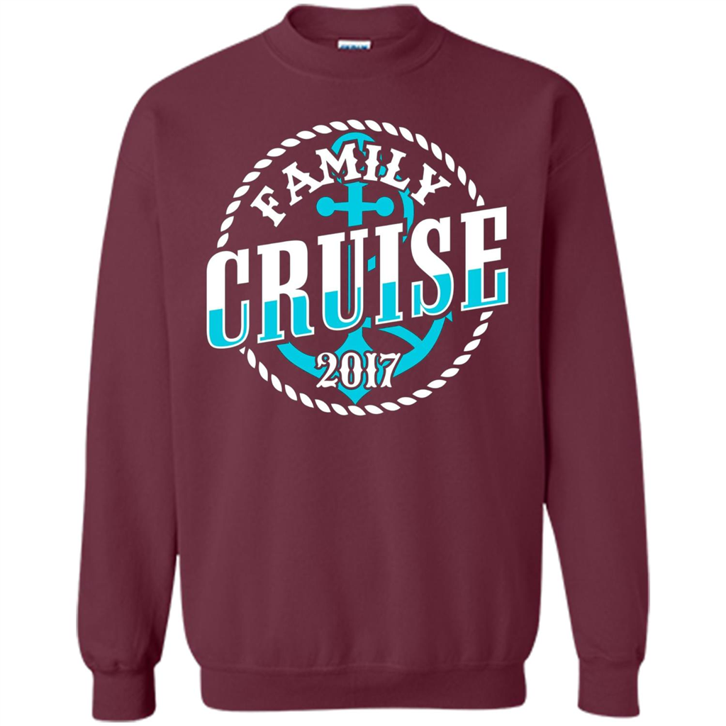 Family Cruise 2017 T-shirt Summer Vacation T-shirt Maroon