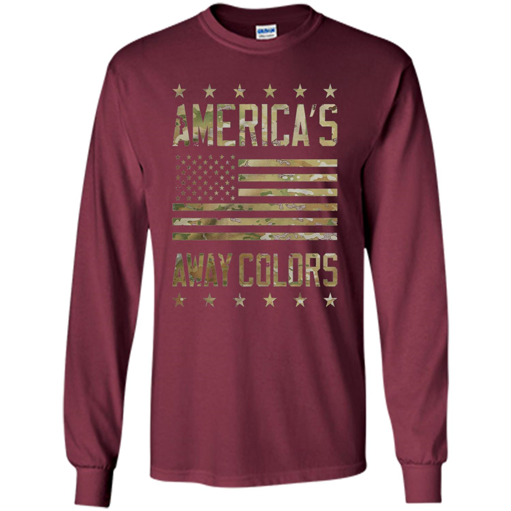 America's Away Colors T-shirt Maroon