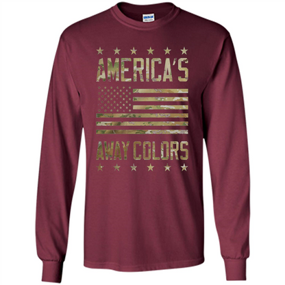 America's Away Colors T-shirt Maroon