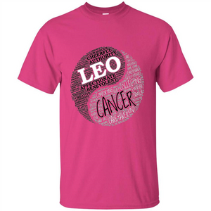 Zodiac Facts T-shirt Women Leo and Cancer T-shirt