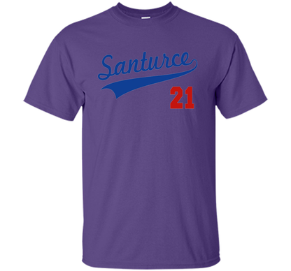 Santurce 21 Puerto Rico Baseball T-shirt Purple