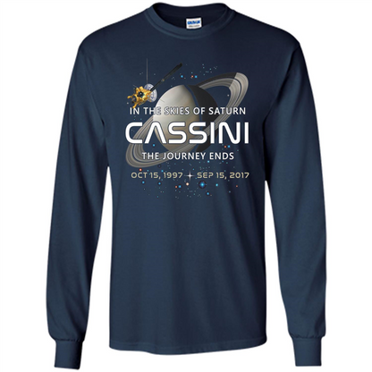 Cassini Spacecraft End Of Mission At Saturn T-Shirt Navy