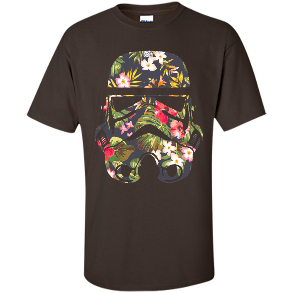 Tropical Stormtrooper Graphic T-Shirt Dark Chocolate