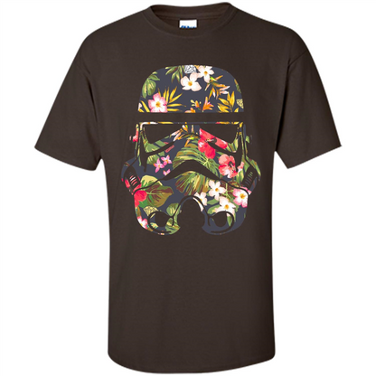 Tropical Stormtrooper Graphic T-Shirt Dark Chocolate