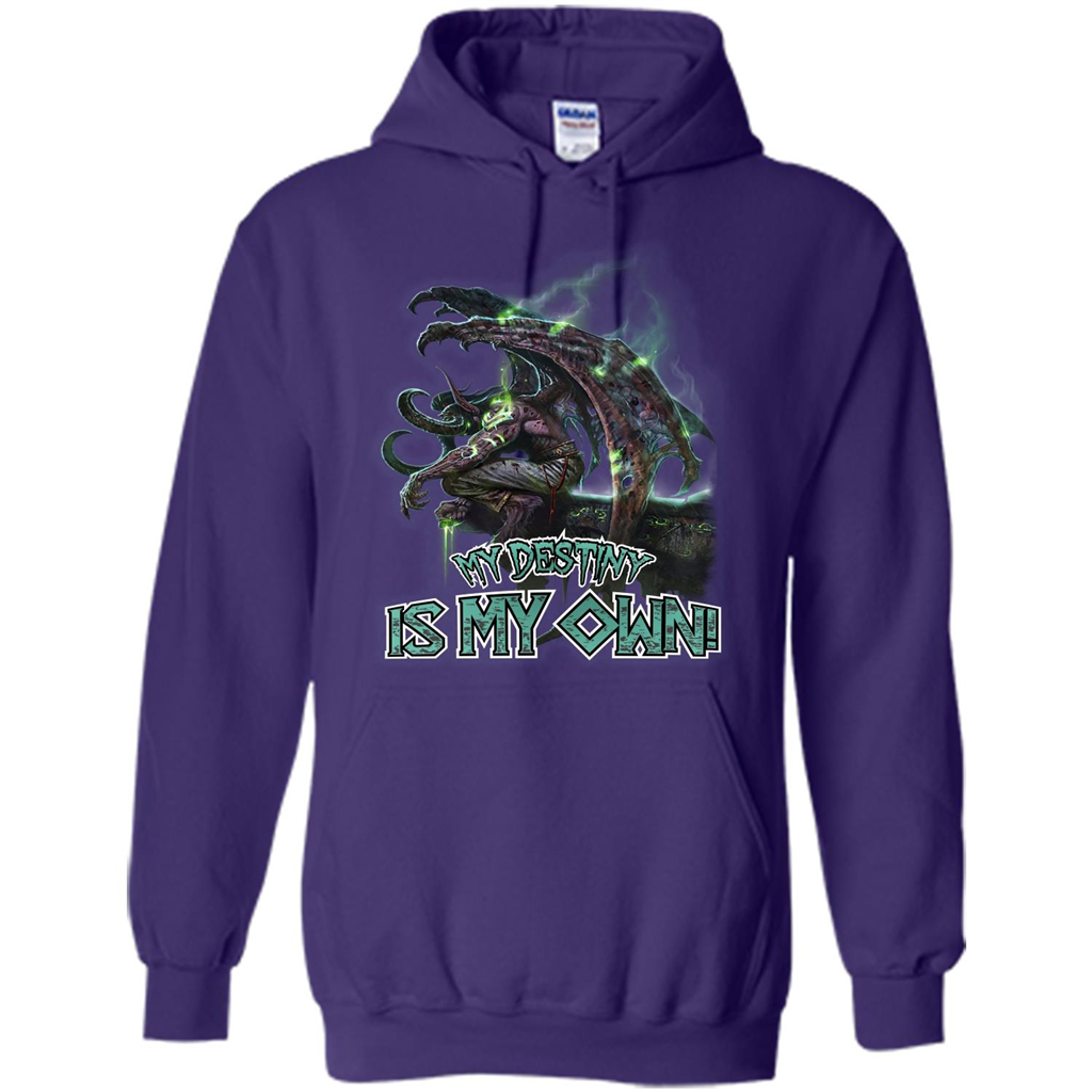 World of Warcraft T-shirt My Destiny Is My Own T-shirt Purple