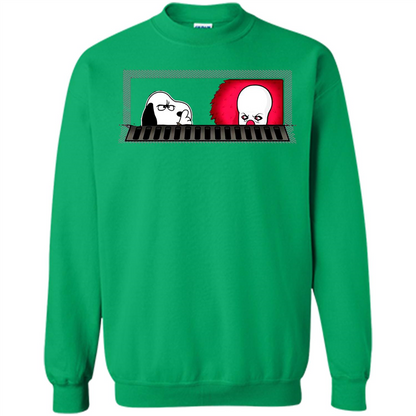 Movie T-shirt Snoopy Vs It T-shirt Irish Green