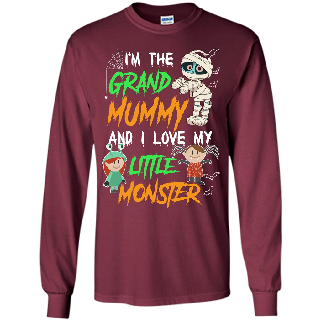 Halloween T-shirt Grand Mummy T-shirt Maroon