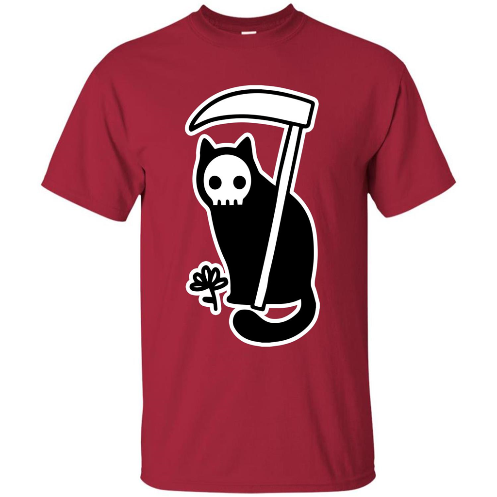 Cat Grimm Reaper T-shirt Cardinal