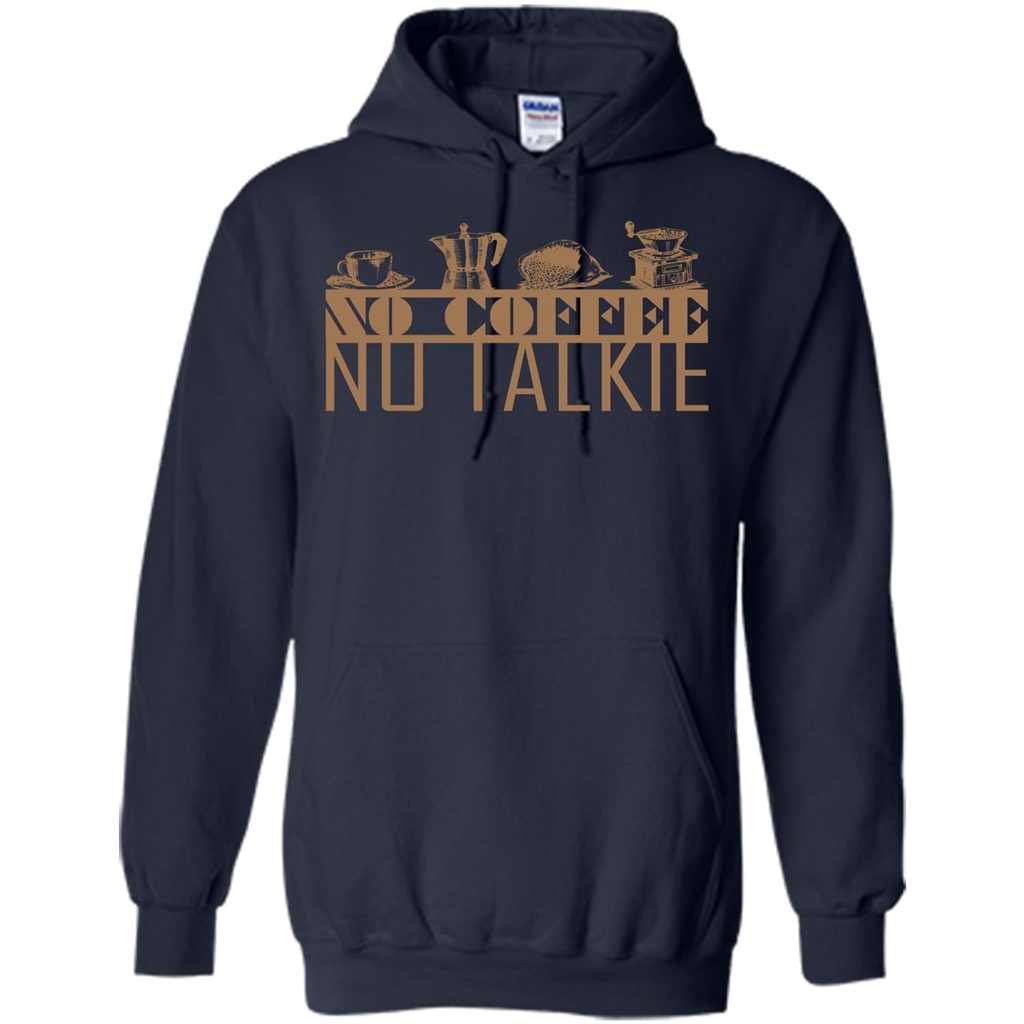 No Coffee No Talkie T-shirt Navy