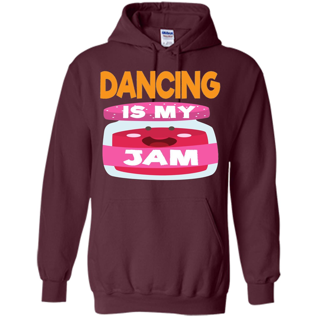 Dancing T-shirt Dancing Is My Jam Maroon