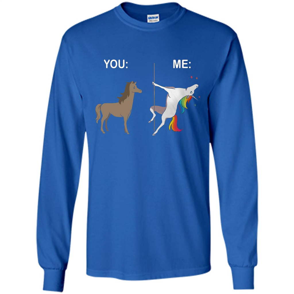 Cute Unicorn You And Me T-shirt Royal