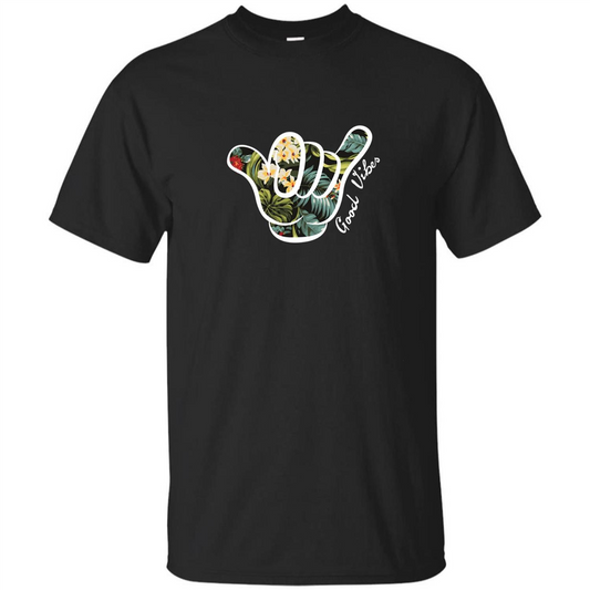 Shaka Good Vibes T-shirt Black
