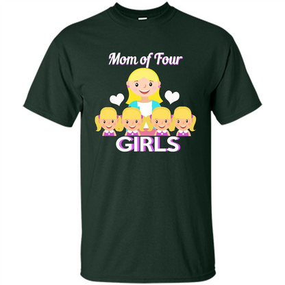 Mothers Day Gift from Daughter Mom Of Four Girls Forest Green