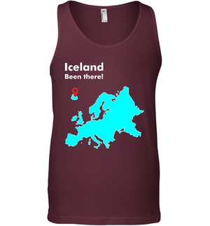 Iceland Been There Map Shirt Tank Top