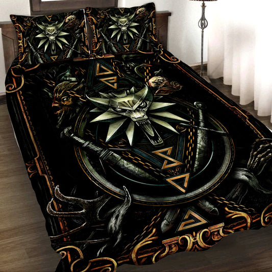Witcher Symbol 3D Quilt Set Quilt Set