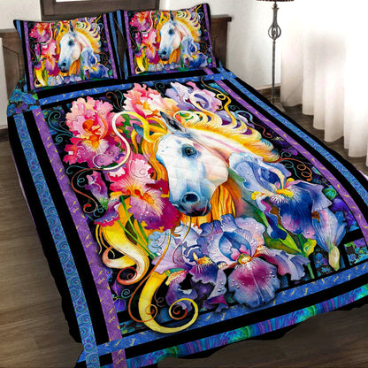 Aesthetic Horse 3D Quilt Set Quilt Set
