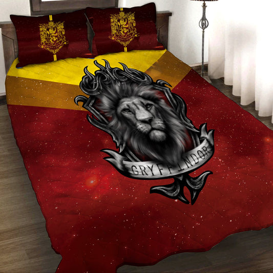 Gryffindor Edition Harry Potter New 3D Quilt Set