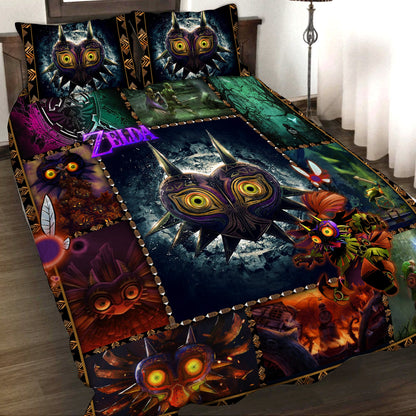 The Legend Of Zelda Majora's Mask 3D Quilt Bed Set Quilt Set
