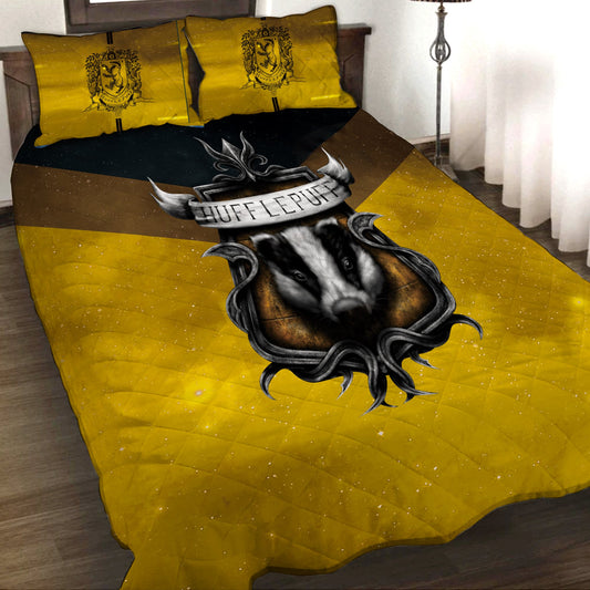 Hufflepuff Edition Harry Potter New 3D Quilt Set